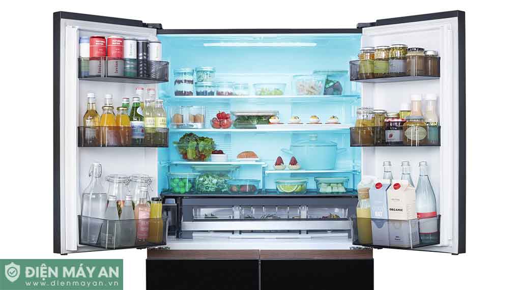 Tủ lạnh Hitachi Inverter 670 lít Multi Door R-GW670TV(XK)